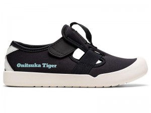 Kids' Onitsuka Tiger Mexico 66® Sandals Black | 0297-OUVLI