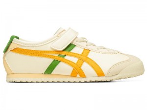 Kids' Onitsuka Tiger Mexico 66 Sneakers Beige | 6173-JAZLY