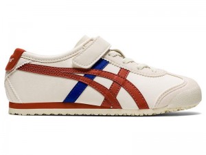 Kids' Onitsuka Tiger Mexico 66 Sneakers White | 5927-BZNRL