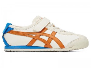 Kids' Onitsuka Tiger Mexico 66 Sneakers White | 2601-HOSBD