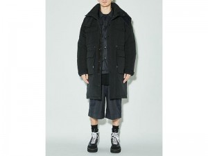 Men's Onitsuka Tiger Coat Jackets Black | 7460-PKWQU