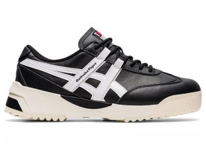 Men's Onitsuka Tiger Delegation Ex Sneakers Black | 9803-MNXPQ