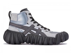 Men's Onitsuka Tiger Dentigre Ll Boots Grey | 0957-RCHPM