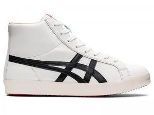 Men's Onitsuka Tiger Fabre Hi Nm Boots White | 2830-EAZDG