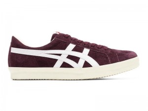 Men's Onitsuka Tiger Fabre Nm Sneakers Red | 9074-SJBIZ