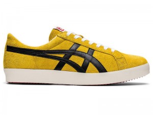 Men's Onitsuka Tiger Fabre Nm Sneakers Yellow | 4963-ESUGZ