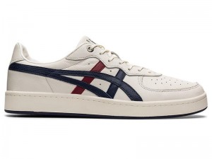 Men's Onitsuka Tiger Gsm Sd Sneakers White | 3268-LRMHJ