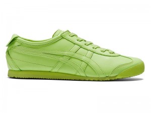 Men's Onitsuka Tiger Mexico 66 Cactful Sneakers Green | 0471-XSLEW