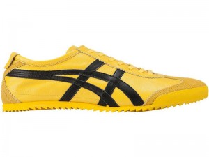 Men's Onitsuka Tiger Mexico 66 Deluxe Sneakers Yellow | 6531-CYTNP