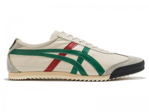 Men's Onitsuka Tiger Mexico 66 Deluxe Sneakers White | 1092-UHQSD