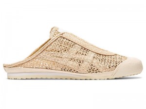 Men's Onitsuka Tiger Mexico 66® Sabot Sandals Beige | 0671-GAJUH