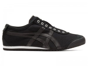 Men's Onitsuka Tiger Mexico 66® Slip-on Sneakers Black | 2405-BCLZG