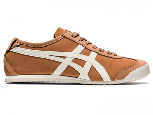 Men's Onitsuka Tiger Mexico 66 Sneakers Brown | 2061-BGVHM