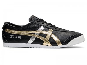 Men's Onitsuka Tiger Mexico 66 Sneakers Black | 9287-BRNXK