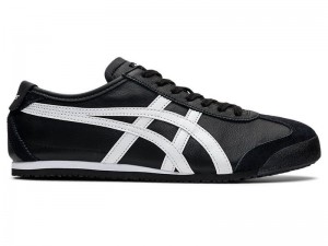 Men's Onitsuka Tiger Mexico 66 Sneakers Black | 9186-ZAENQ