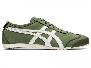 Men's Onitsuka Tiger Mexico 66 Sneakers Green | 7213-JWIGO