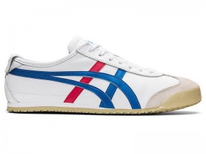 Men's Onitsuka Tiger Mexico 66 Sneakers White | 7360-KRQWJ