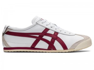 Men's Onitsuka Tiger Mexico 66 Sneakers White | 5149-RFLCO