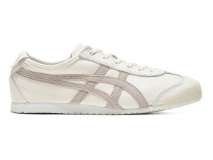 Men's Onitsuka Tiger Mexico 66 Sneakers White | 4078-PFDYR