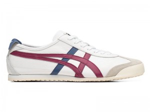 Men's Onitsuka Tiger Mexico 66 Sneakers White | 8527-ELOCM