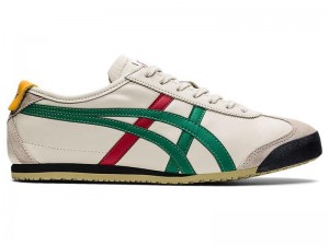 Men's Onitsuka Tiger Mexico 66 Sneakers White | 8579-FVJIZ