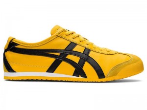 Men's Onitsuka Tiger Mexico 66 Sneakers Yellow | 6782-JFIQY