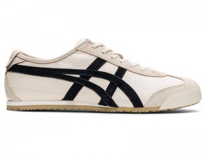 Men's Onitsuka Tiger Mexico 66 Vin Sneakers Beige | 1867-FDQYM