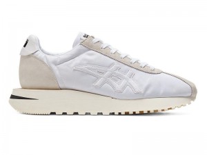 Men's Onitsuka Tiger Moage Mo Sneakers White | 2615-WABKX