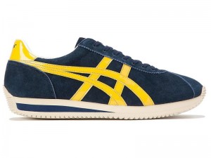 Men's Onitsuka Tiger Moal 77 Nm Sneakers Navy | 4831-QGXSE