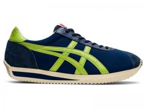 Men's Onitsuka Tiger Moal 77 Nm Sneakers Navy | 0781-UNTPZ