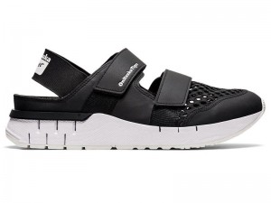 Men's Onitsuka Tiger Rebilac Sandals Black | 2405-MGCTS