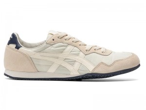 Men's Onitsuka Tiger Serrano Sneakers Beige | 3609-UOCBG