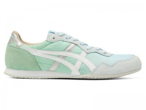 Men's Onitsuka Tiger Serrano Sneakers Green | 2139-IQWPU