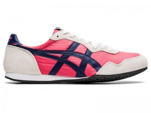 Men's Onitsuka Tiger Serrano Sneakers Pink | 4206-CTYXS