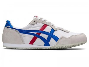 Men's Onitsuka Tiger Serrano Sneakers White | 5106-CFHQX