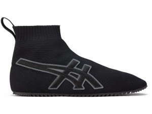 Men's Onitsuka Tiger Tai-chi-reb Sock Boots Black | 6154-UNZRJ