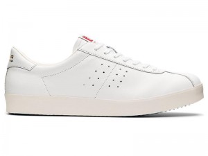 Women's Onitsuka Tiger Lawnship® Nm Sneakers White | 6192-ILKBC