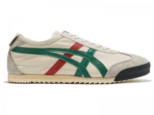 Women's Onitsuka Tiger Mexico 66 Deluxe Sneakers White | 0524-VKYJR