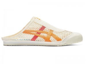 Women's Onitsuka Tiger Mexico 66 Sabot Sandals White | 7846-YGSVX