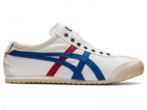 Women's Onitsuka Tiger Mexico 66 Slip-on Sneakers White | 9352-DMUPG