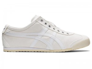 Women's Onitsuka Tiger Mexico 66 Slip-on Sneakers White | 0695-VQICK