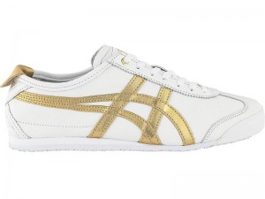 Women's Onitsuka Tiger Mexico 66 Sneakers White | 6480-YAPKI