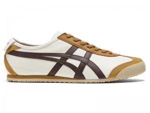 Women's Onitsuka Tiger Mexico 66 Sneakers White | 7819-UMZTL