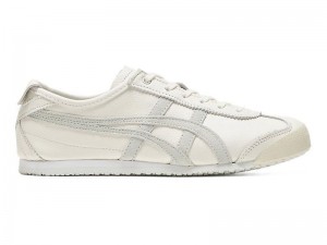 Women's Onitsuka Tiger Mexico 66 Sneakers White | 6041-GOYQM