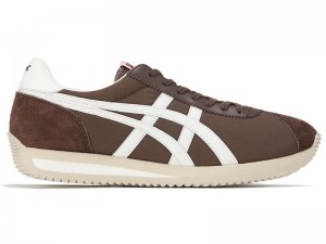 Women's Onitsuka Tiger Moal 77 Nm Sneakers Brown | 1398-BDJHI