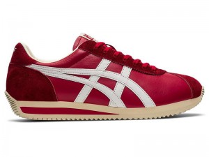 Women's Onitsuka Tiger Moal 77 Nm Sneakers Red | 5168-OXATL