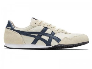 Women's Onitsuka Tiger Serrano Sneakers White | 8257-ZMTWH