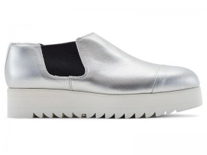 Women's Onitsuka Tiger The™ Side Gore Boot Lo Slip On Silver | 5734-AKQHB