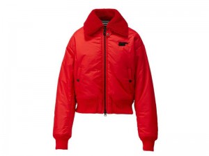 Women's Onitsuka Tiger Ws Blouson Jackets Red | 7234-CPTQR