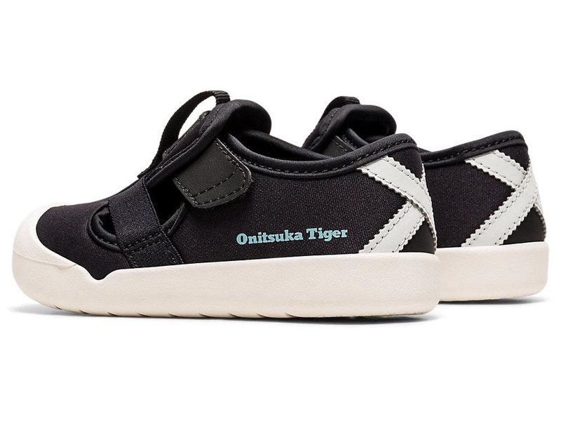 Kids' Onitsuka Tiger Mexico 66® Sandals Black | 7286-BQTSG